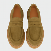 Art St 11 mocassino camoscio sella fodera vitello cuoio comodissima