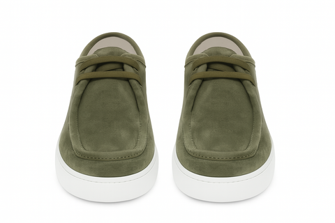 Modello parabut camoscio salvia